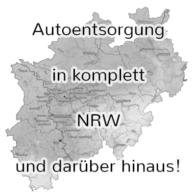Schrottautos ankaufen - Autoentsorgung in NRW